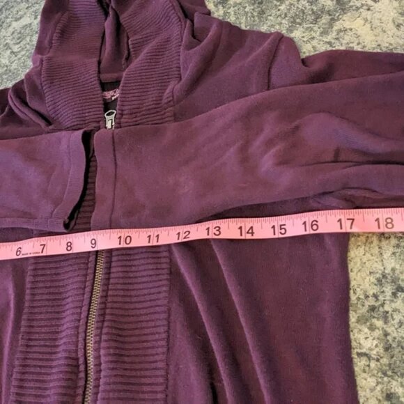 PrAna Long Sleeve Hooded Sweater Jacket - Picture 8 of 9